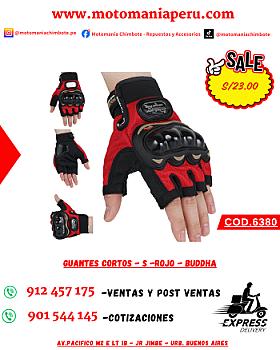 GUANTES CORTOS - S - ROJO - BUDDHA