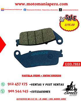 PASTILLA FRENO - VM700/VIPER200