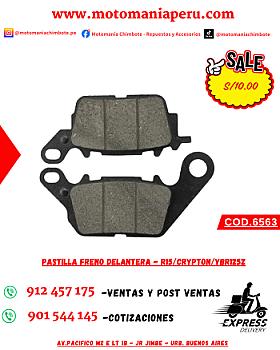 PASTILLA FRENO DELANTERA - R15/CRYPTON/YBR125Z