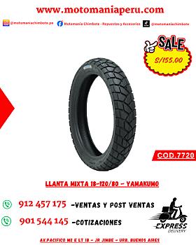 LLANTA MIXTA 18-120/80 - YAMAKUMO