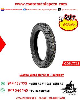 LLANTA MIXTA 18-120/90 - SAFEWAY