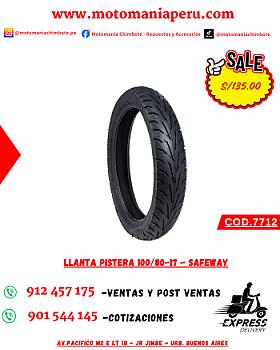 LLANTA PISTERA 17-100/80 - SAFEWAY