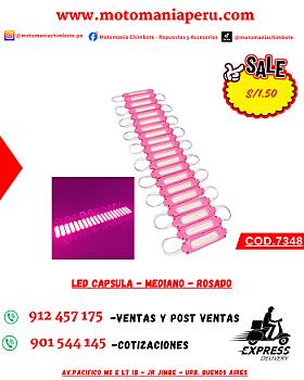 LED CAPSULA - MEDIANO - ROSADO