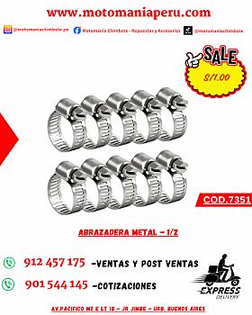 ABRAZADERA METAL - 1/2