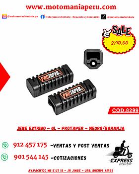 JEBE ESTRIBO - GL - PROTAPER - NEGRO/NARANJA