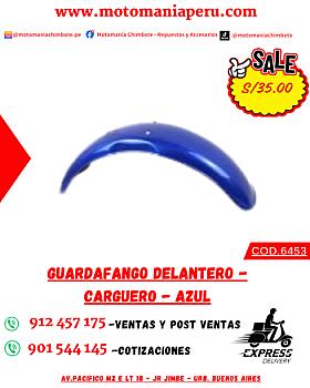 GUARDAFANGO DELANTERO - CARGUERO - AZUL