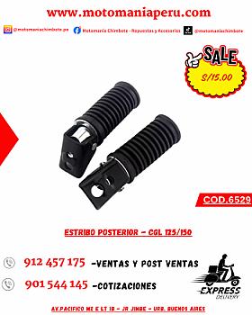 ESTRIBO POSTERIOR - CGL 125/150