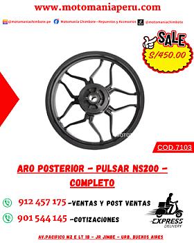 ARO POSTERIOR - PULSAR NS200 - COMPLETO