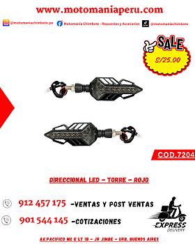 DIRECCIONAL LED - TORRE - ROJO