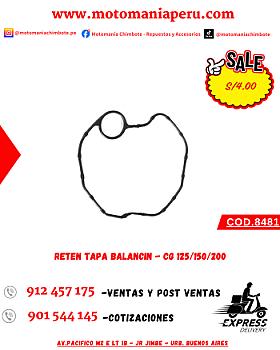 RETEN TAPA BALANCIN - CG 125/150/200
