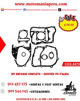 KIT EMPAQUE COMPLETO - SCOOTER 175 ITALIKA