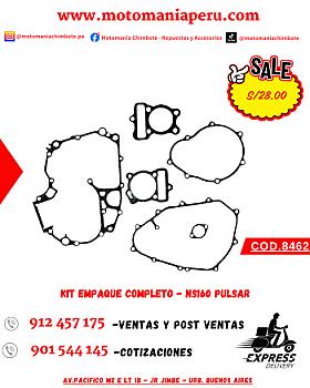 KIT EMPAQUE COMPLETO - NS160 PULSAR