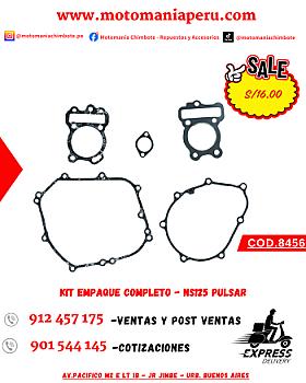 KIT EMPAQUE COMPLETO - NS125 PULSAR