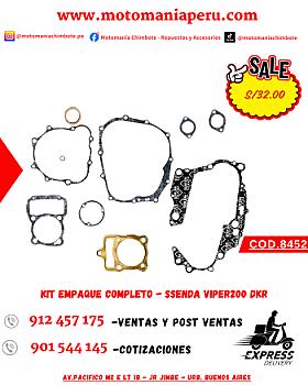 KIT EMPAQUE COMPLETO - SSENDA VIPER200 DKR