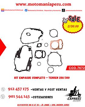 KIT EMPAQUE COMPLETO - TEKKEN 250/300