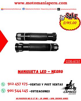 MANIGUETA LED - NEGRO