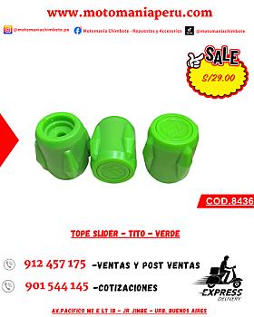 TOPE SLIDER - TITO - VERDE