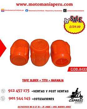 TOPE SLIDER - TITO - NARANJA