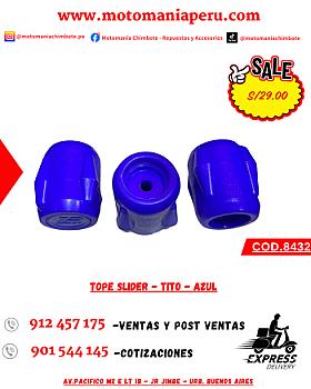 TOPE SLIDER - TITO - AZUL