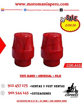 TOPE SLIDER - UNIVERSAL - ROJO