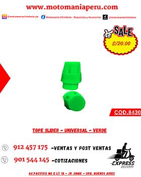 TOPE SLIDER - UNIVERSAL - VERDE