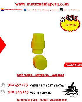TOPE SLIDER - UNIVERSAL - AMARILLO