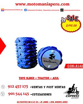 TOPE SLIDER - TRACTOR - AZUL