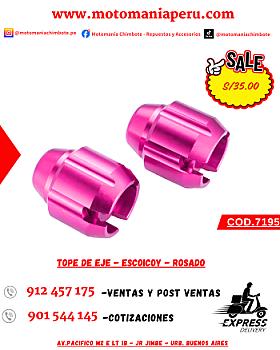 TOPE DE EJE - ESCOICOY - ROSADO