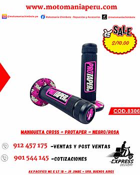 MANIGUETA CROSS - PROTAPER - NEGRO/ROSA