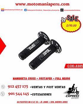 MANIGUETA CROSS - PROTAPER - FULL NEGRO