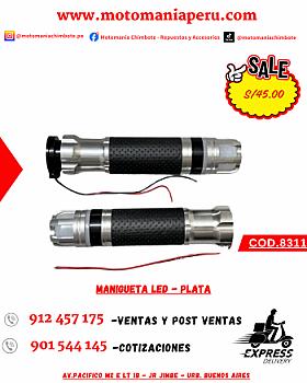 MANIGUETA LED - PLATA