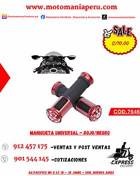 MANIGUETA UNIVERSAL - ROJO/NEGRO