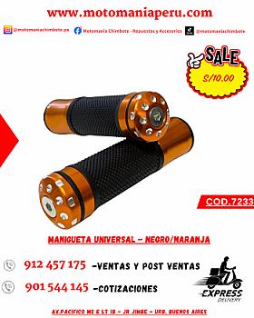 MANIGUETA UNIVERSAL - NEGRO/NARANJA