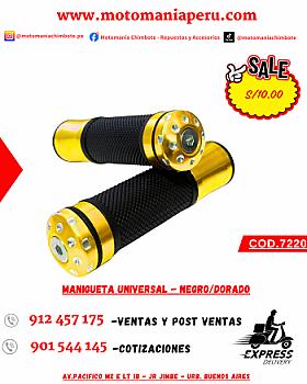 MANIGUETA UNIVERSAL - NEGRO/DORADO