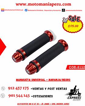 MANIGUETA UNIVERSAL - NARANJA/NEGRO