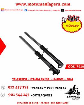 TELESCOPIO - ITALIKA DM 150  - D/DISCO - SOLA