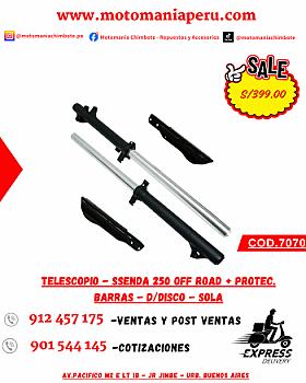 TELESCOPIO - SSENDA 250 OFF ROAD + PROTEC. BARRAS - D/DISCO - SOLA
