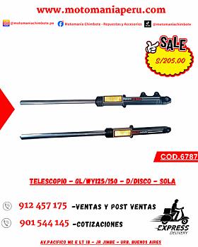 TELESCOPIO - GL/WY125/150 - D/DISCO - SOLA