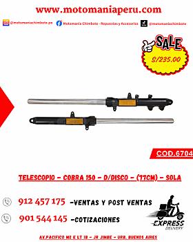 TELESCOPIO - COBRA 150 - D/DISCO - (77CM) - SOLA