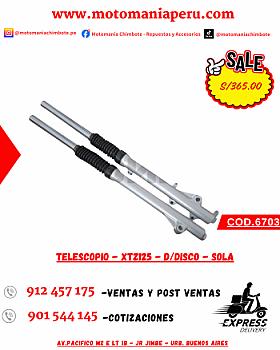 TELESCOPIO - XTZ125 - D/DISCO - SOLA