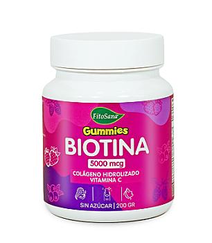 GOMITAS BIOTINA 5000MCG 200GR