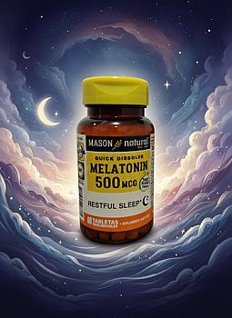 MELATONIN 500 MCG X 60 TAB SUBL