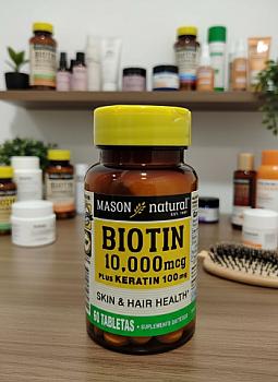 BIOTIN 10000 MCG X 60 TAB