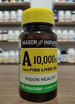 VITAMINA A 10,000 IU X 100 SGL