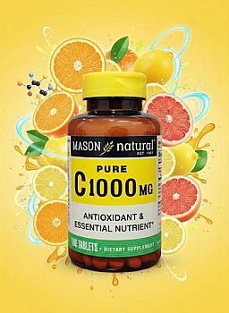 VITAMINA C 1000 MG X 100 TAB