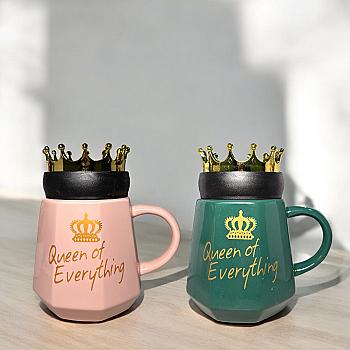 Taza Reina Con Tapa Queen Everything (11)