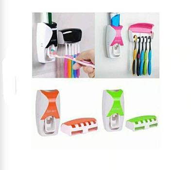 PORTA CEPILLO+DISPENSADOR DE PASTA DENTAL
