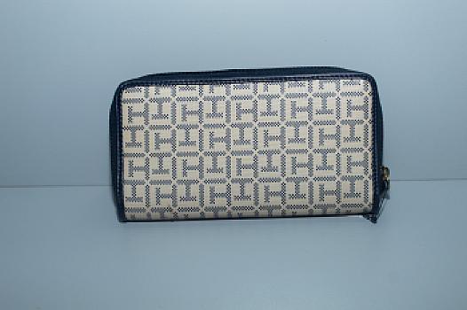 BILLETERA BEIGE/AZUL MONOGRAM TH