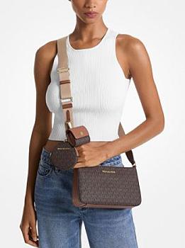 MONEDERO DOBLE MARRON