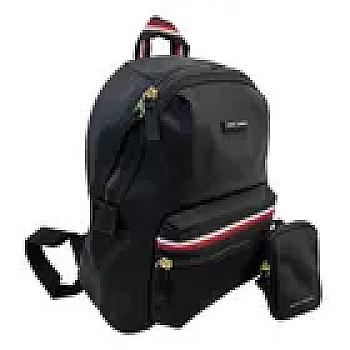 MOCHILA NEGRO TELA MOJADA TH